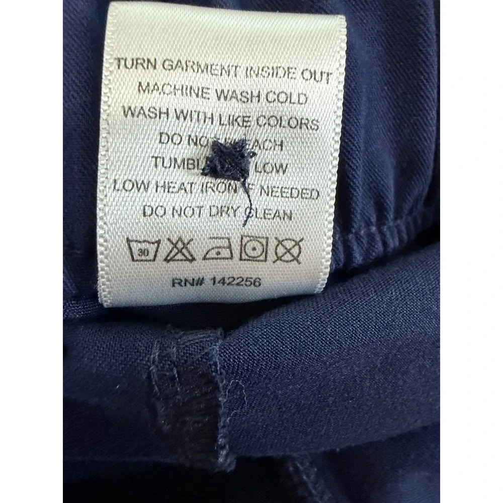 FIGS Tansen Jogger Scrub Pants Mens Size M Navy Blue Technical Collection EUC